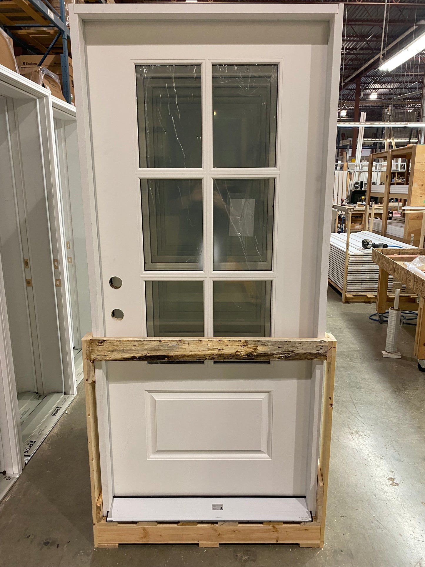 Exterior Prehung 3/4 Length 6 Lite Door NAFS
