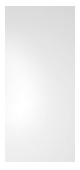 Smooth White Flat Panel Fiberglass Door