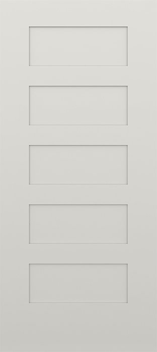 Plastpro 5 Panel Shaker Fiberglass Exterior Door