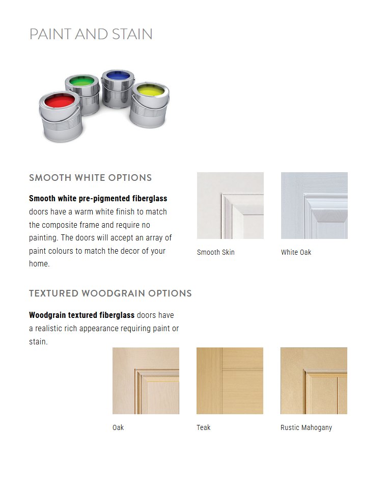 Smooth White Narrow Lite Satin Etched Glass Fiberglass Door