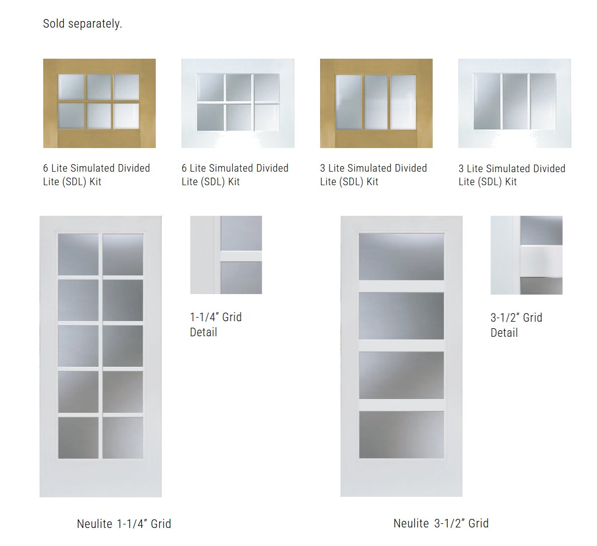 Double French Patio Doors with Built in Blinds