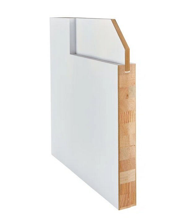 2 Panel Solid Shaker Interior Door - 8402 - Prehung