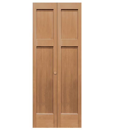 Hemlock 3 Panel Shaker Bifold Door