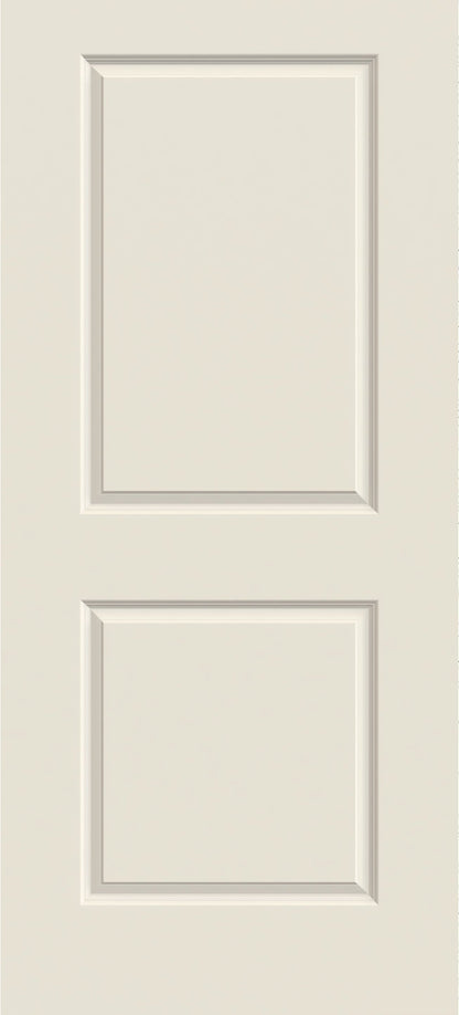 2 Panel Hollow Core Interior Door - Carrara - Prehung