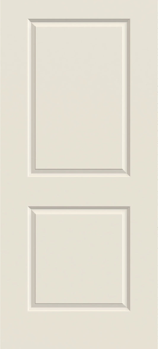 2 Panel Hollow Core Interior Door - Carrara - Prehung