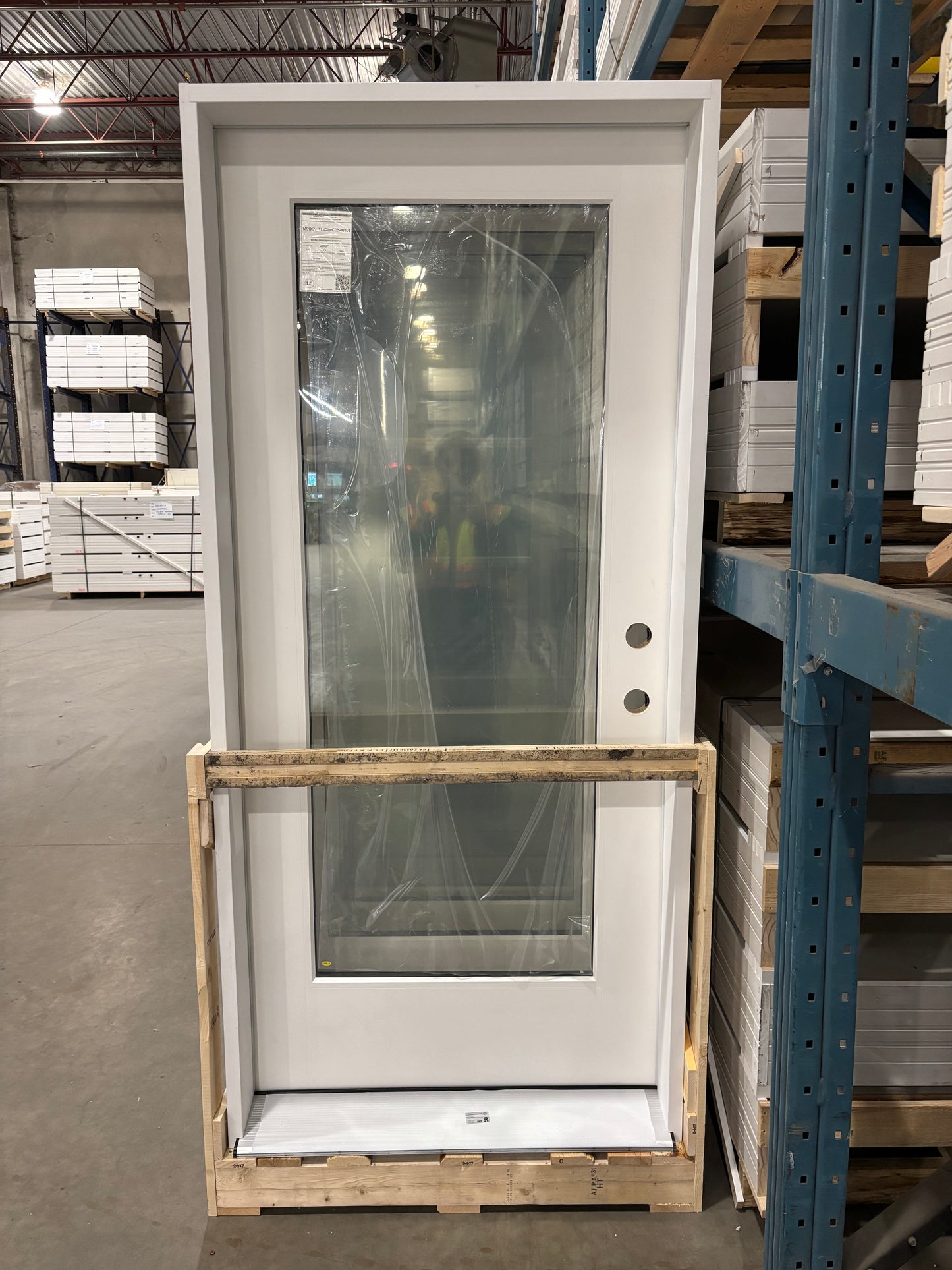 Exterior Prehung Full Lite Door NAFS