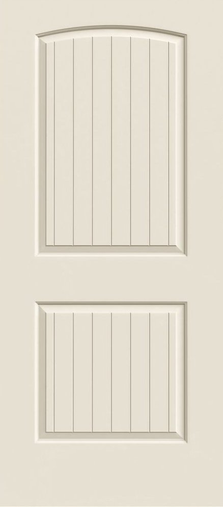 2 Panel Arch Top Hollow Core Interior Door - Sante Fe - Prehung