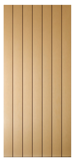 Oak Grain Full Plank Fiberglass Door