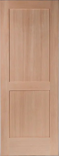 Hemlock 2 Panel Shaker Interior Door - Prehung