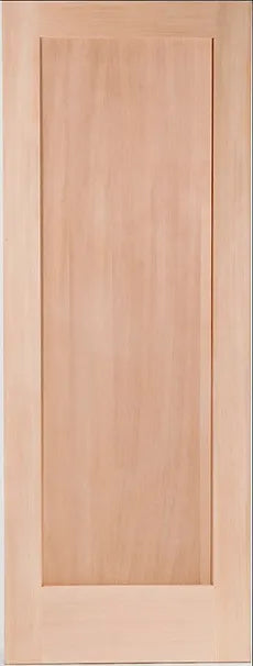 Hemlock 1 Panel Shaker Interior Door - Prehung