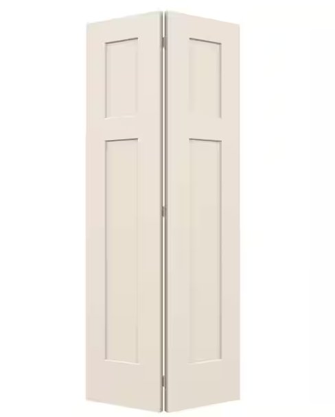 3 Panel Hollow Shaker Bifold Door - Craftsman