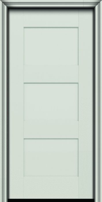 Plastpro 3 Equal Panel Shaker Fiberglass Exterior Door
