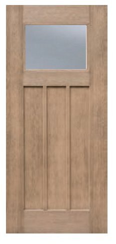 Fir Grain Craftsman 3P w. Clear Glass