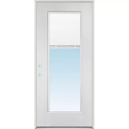 Plastpro Blinds Glass Full Lite Fiberglass Exterior Door