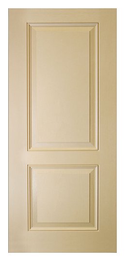 Oak Grain 2 Panel Fiberglass Door