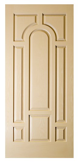 Oak Grain 8 Panel Fiberglass Door